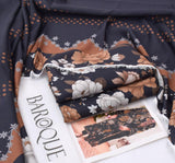 Printed Karandi 3 Piece Unstitched Suit Z - 1018 Winter Collection