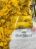 Bin Saeed Printed Khaddar 3 Piece Unstitched Suit BS -002 Summer Collection