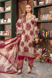 Printed Patch Emb Lawn 3 Piece Unstitched Suit MI -014 Summer Collection