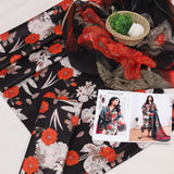 Printed Lawn With Shifoon Dupatta 3 Piece Unstitched Suit - Summer Collection - S26