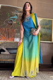 Farida Hassan - Printed Patch Emb Lawn 3 Piece Unstitched Suit MI 129A Summer Collection