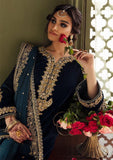 baroque - Luxury Velvet Heavy Embroidered 3 Piece Unstitched Suit - BR 08