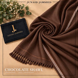 J. Men’s Premium Warm Winter Shawl – Chocolate Brown