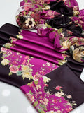 Shamoze Silk Digital 3pc Unstitched Suit - 113