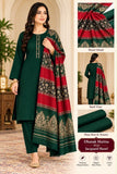 Luxury Banarsi Jacquard Pashmina Shawl & Dhanak Unstitched 3-Piece Suit - JS10