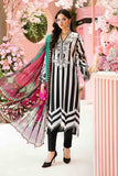 Maria B- Printed Patch Emb Lawn 3 Piece Unstitched Suit MI 121A Summer Collection