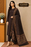 Luxury kashmiri Embose Pashmina Shawl & Dhanak Unstitched 3-Piece Suit - JS23