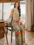 Lawn 2PC Printed Co-Ord Set Unstitched - 06