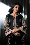 Ehtnic Silk Unstitched 2PC Heavy Embroidery Suit - D117