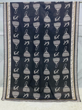 Jhumka Silk Duppatta For Ladies -  black