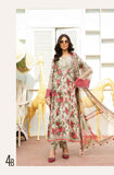 Printed Patch Emb Lawn 3 Piece Unstitched Suit MI -51 Summer Collection