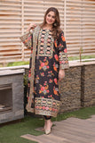 Aneelas Luxury Silk 3 Piece Unstitched - Black