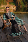 Crizma - Printed Patch Emb Lawn 3 Piece Unstitched Suit MI 116A Summer Collection