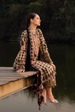 Crizma - Printed Patch Emb Lawn 3 Piece Unstitched Suit MI 110A Summer Collection