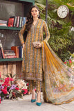 Printed Patch Emb Lawn 3 Piece Unstitched Suit MI -012 Summer Collection