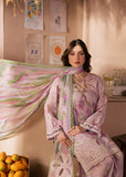 Nureh - Printed Patch Emb Lawn 3 Piece Unstitched Suit MI 125A Summer Collection