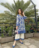 DIGITAL PRINT 3PC SILK UNSTITCHED SUIT 56