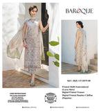 Printed Patch Emb Lawn 3 Piece Unstitched Suit MI -008 Summer Collection