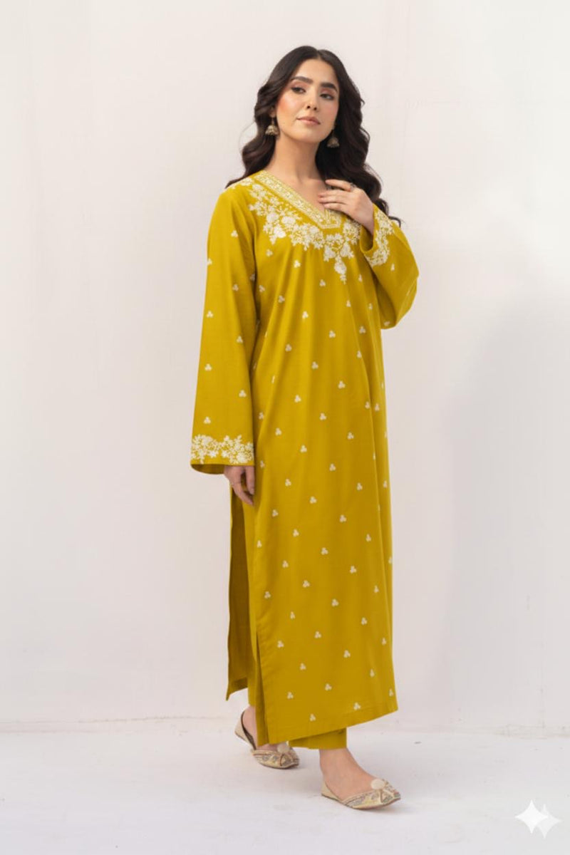 Lawn 2PC Embroidery Unstitched Suit BK-03
