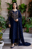 Batik - 3PC Unstitched Dhanak Embroidered Shirt with Dhanak Embroidered Dupatta and Trouser - Mi912
