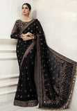 Maria B Wedding Saree Collection - Black