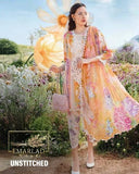 Printed Patch Emb Lawn 3 Piece Unstitched Suit MI -61 Summer Collection