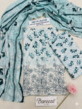 Digital Printed Lawn With Daman Embroidery 3 Piece Unstitched Suit BS - 20025 Summer Collection