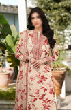 Aneelas - Printed Patch Emb Lawn 3 Piece Unstitched Suit MI 112A Summer Collection