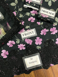 Nureh - Printed Patch Emb Lawn 3 Piece Unstitched Suit MI 124A Summer Collection