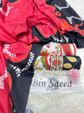 Bin Saeed Printed Khaddar 3 Piece Unstitched Suit BS -022 Summer Collection