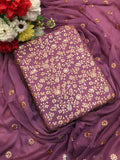 Shifoon Embroidery 3-Piece Suit  - lalaik