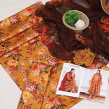 Printed Lawn With Shifoon Dupatta 3 Piece Unstitched Suit - Summer Collection - S24