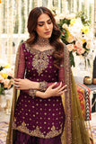 Aisha Imran - Luxury Chiffon Heavy Embroidered 3 Piece Unstitched Suit - AI 0167