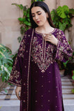 Batik - 3PC Unstitched Dhanak Embroidered Shirt with Dhanak Embroidered Dupatta and Trouser - Mi914