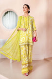 Printed Patch Emb Lawn 3 Piece Unstitched Suit MI -55 Summer Collection