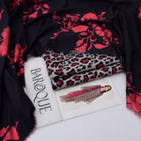 Printed Karandi 3 Piece Unstitched Suit Z - 1012 Winter Collection