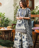 Printed Patch Emb Lawn 3 Piece Unstitched Suit MI -022 Summer Collection