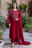Batik - 3PC Unstitched Dhanak Embroidered Shirt with Dhanak Embroidered Dupatta and Trouser - Mi913