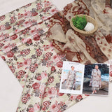Printed Lawn With Shifoon Dupatta 3 Piece Unstitched Suit - Summer Collection - S25