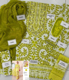 Printed Patch Emb Lawn 3 Piece Unstitched Suit MI -55 Summer Collection