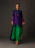 Shamoze Silk Digital Tye ‘N’ Dye 3pc Unstitched Suit - 154