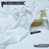 Men's Classical Wash'n Wear Soft - Smooth - Suitable for all season wearings - Off White