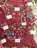 Maria B - Printed Patch Emb Lawn 3 Piece Unstitched Suit MI 127A Summer Collection
