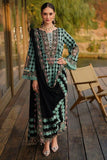 Crizma - Printed Patch Emb Lawn 3 Piece Unstitched Suit MI 116A Summer Collection