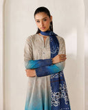 Baroque Silk Unstitched 3PC Heavy Embroidery Suit - D118