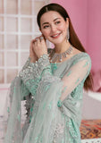 Elaaf - Luxury Organza Heavy Embroidered 3 Piece Unstitched Suit - HA 03