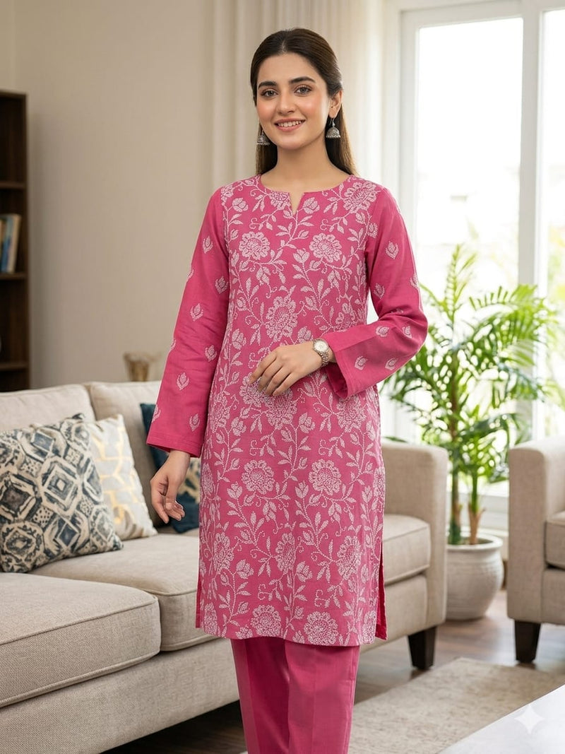 Lawn 2PC Embroidery Unstitched Suit BK-20