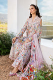 Printed Patch Emb Lawn 3 Piece Unstitched Suit MI -041 Summer Collection