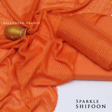 Sparkle Shifoon 3-Piece Suit  - Halloween orange