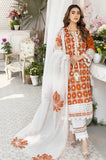 MARIA B- 3PC LAWN EMBROIDERED SHIRT WITH ORGANZA EMBROIDERED DUPPATA AND TROUSER